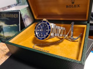 Reloj ROLEX Submariner acero y oro Azul