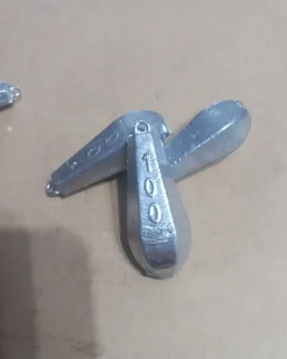 Lote 40 plomos pesca 100g