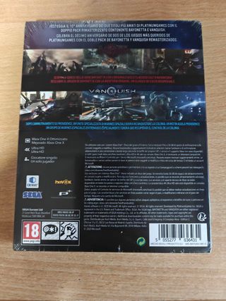 Bayonetta Vanquish Steelbook Xbox Precintado