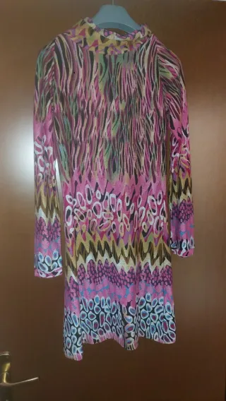 Vestito donna fantasia multicolor