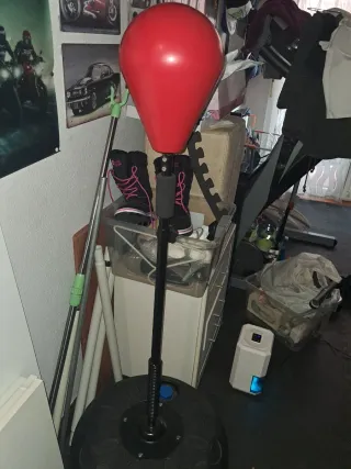 Punching ball boxeo rojo