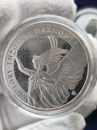 3 Monedas Plata 1oz 999 Malta Cruz