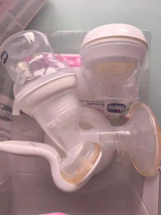 Sacaleches manual Chicco y bolsas