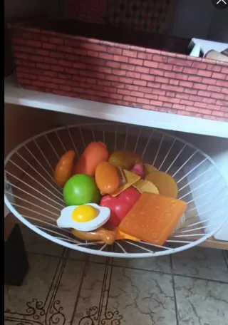 Cocinita Ikea de madera.