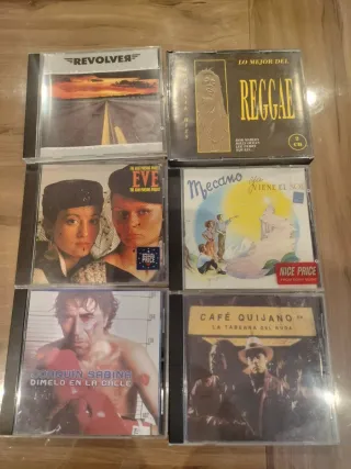 Lote 7 CD: Revolver, Reggae, Mecano, Sabina
