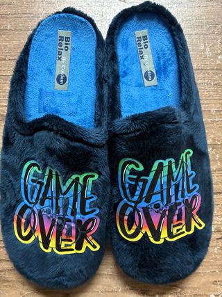 Zapatillas Bio Relax borreguito Game Over