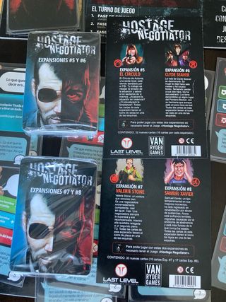 Juego Hostage Negotiator + Expansiones. Enfundado.