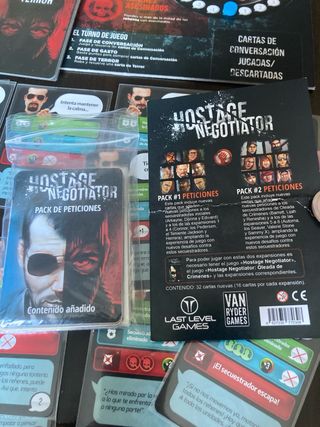 Juego Hostage Negotiator + Expansiones. Enfundado.