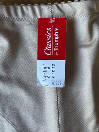 Faja Moldeadora Triumph Beige Talla 52