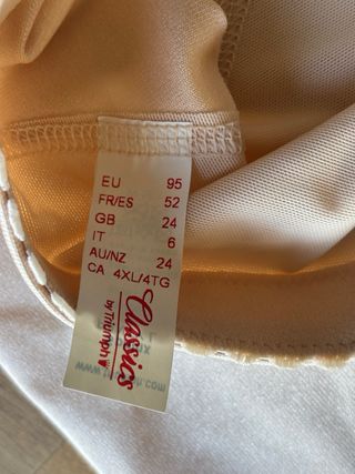 Faja Moldeadora Triumph Beige Talla 52
