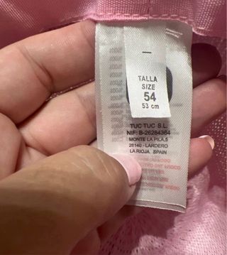 Sombrero TucTuc niña rosa a estrenar