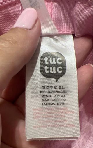 Sombrero TucTuc niña rosa a estrenar