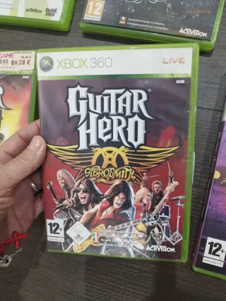 Lote 5 Juegos Guitar Hero Xbox 360