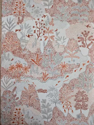 Papel pintado decorativo bosque