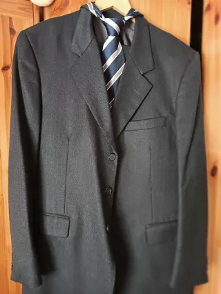 Traje chaqueta gris