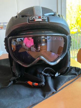 Casco esquí Casco con gafas