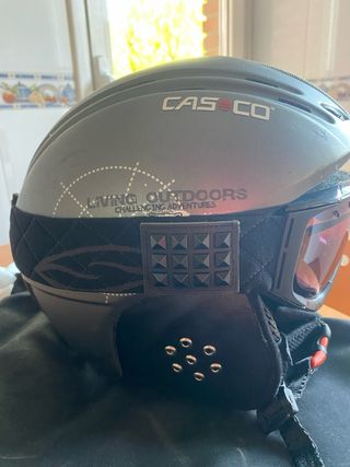 Casco esquí Casco con gafas