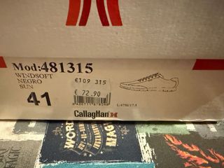 Zapatos Callaghan Hombre Talla 41 Negro