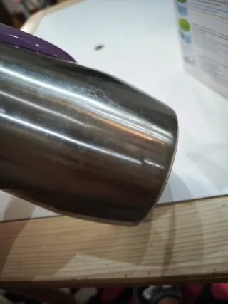 Thermos porta cibo viola e argento