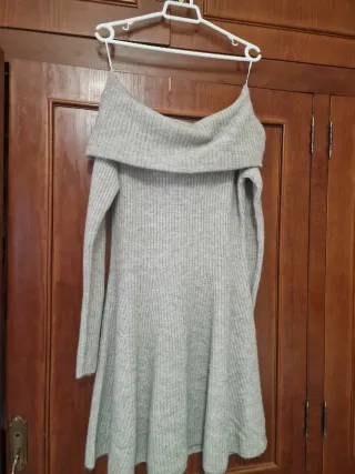 Vestido H&M Gris Talla M SIN USAR!!