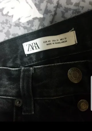 Jeans Zara Uomo Neri/Grigi