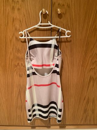 Vestido corto a cuadros