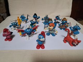 Lotto 14 Figure dei Puffi