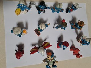 Lotto 14 Figure dei Puffi