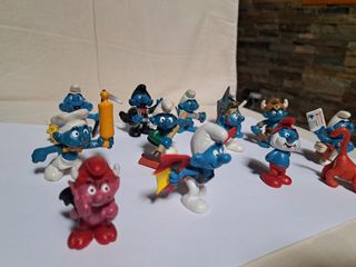 Lotto 14 Figure dei Puffi