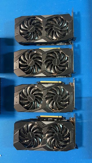 4 Gráficas Gigabyte GTX 1660 Ti