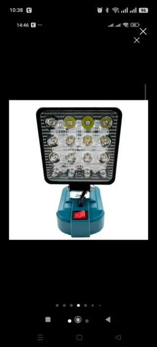 Luz LED para baterías Makita 14.4V-18V