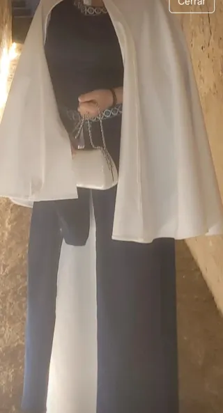 Vestido Medieval Azul y Blanco