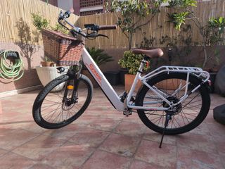 Bicicleta Eléctrica Cysum Cityrun Blanca