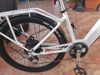Bicicleta Eléctrica Cysum Cityrun Blanca
