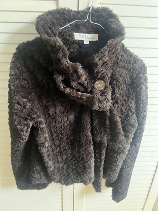 Chaqueta pelo Y&J fashion marrón Talla XL