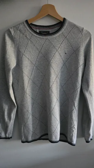 Jersey Tommy Hilfiger Gris Talla S mujer