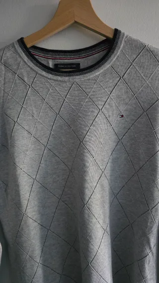 Jersey Tommy Hilfiger Gris Talla S mujer