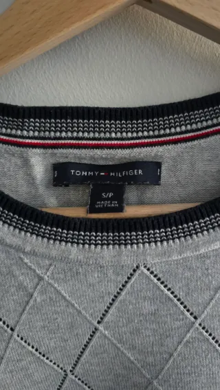 Jersey Tommy Hilfiger Gris Talla S mujer