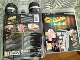 Micrófonos PS3 + Juego 40 Principales Karaoke Part