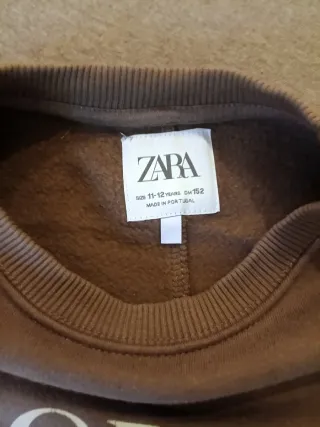 Sudadera niño beige con estampado