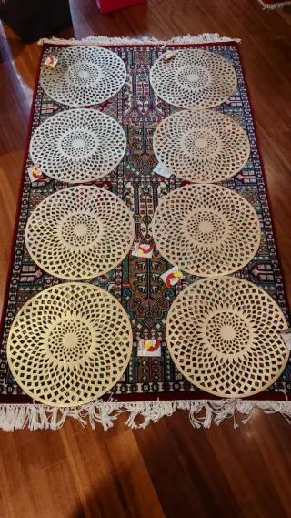 Set 8 Tovagliette Dorate