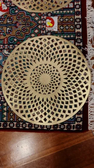 Set 8 Tovagliette Dorate