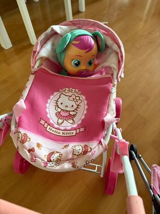 Lote Baby Alive Dino, Bebé Llorón y 2 carritos