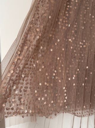 Falda larga lentejuelas talla única