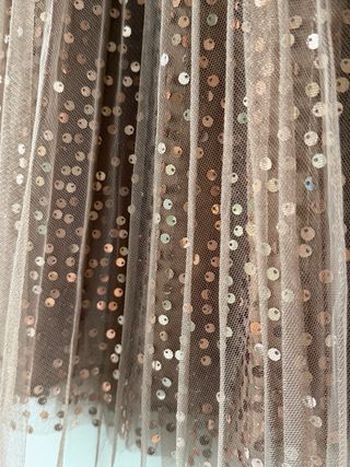 Falda larga lentejuelas talla única