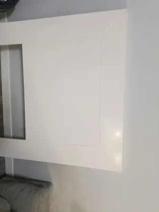 Cabecero blanco cama 90/100