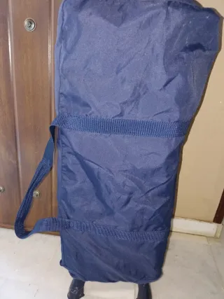 Cuna portátil con colchón y funda