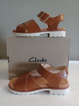 Sandalias Clarks Orinoco Cross Marrón T.39.5