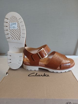 Sandalias Clarks Orinoco Cross Marrón T.39.5
