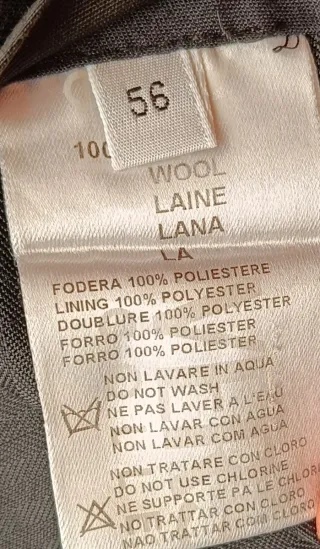 Versace Pantalone Lana Uomo